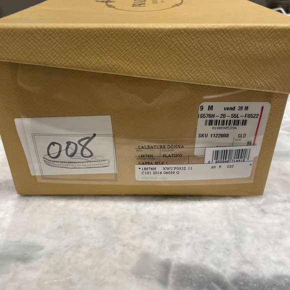 PRADA espadrille slides in gold - Picture 7 of 7